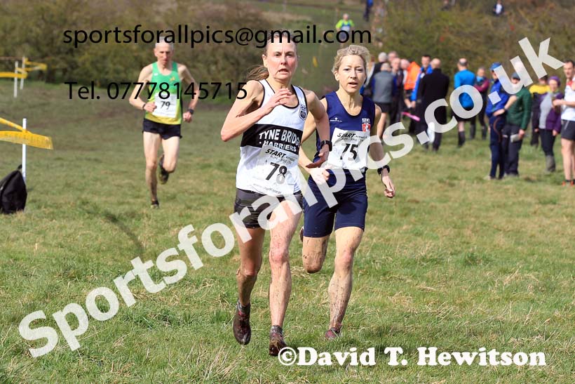 Womens and Mens 65+ in the 2023 BMAF Cross Country Champs., Wallsend. Photo: David T. Hewitson/Sports for All Pics